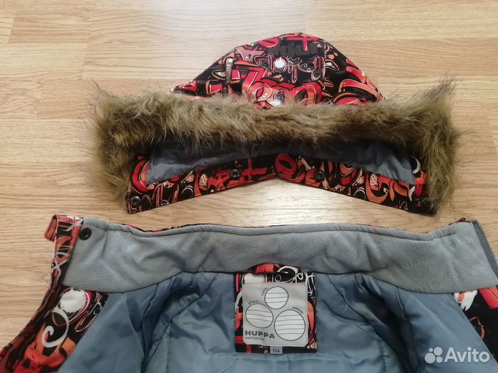 Комплект зимний для мальчика Huppa, 104 см, новый