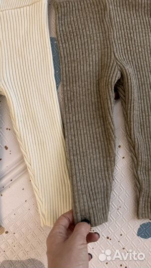 Леггинсы 2 пары loomknits 80-86