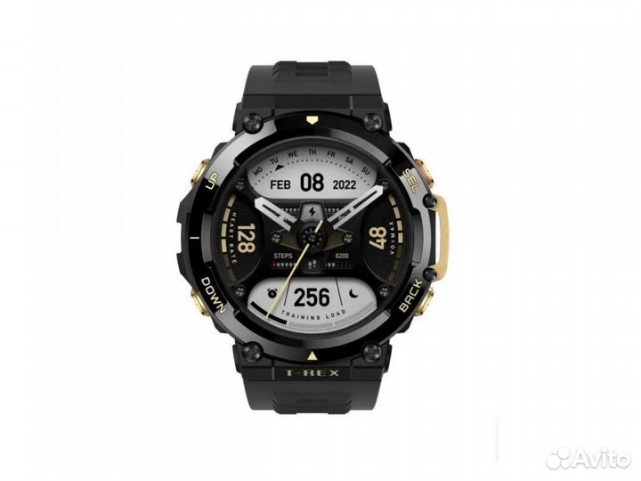 Смарт-часы Amazfit T-Rex 2 A2170 (черный/золотой)