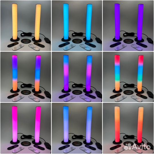 Rgb светильник / ргб лампа / декорация / интерьер