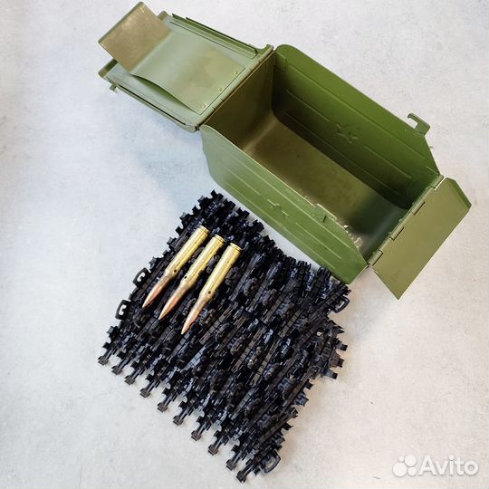 Короб дшк с пулеметной лентой на 90 звеньев 12,7мм