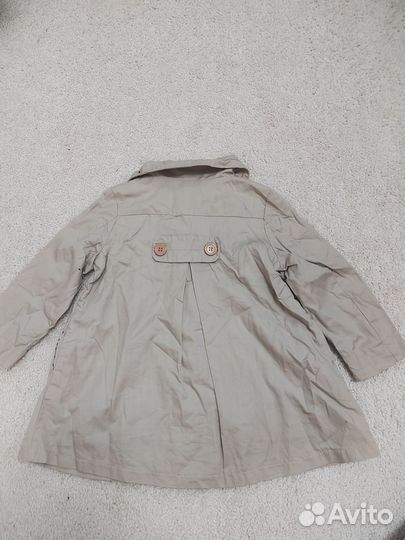 Плащ на девочку 92 zara