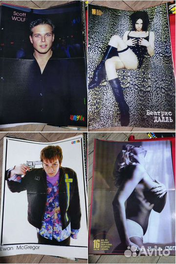 Продам постеры музыкантов и актеров