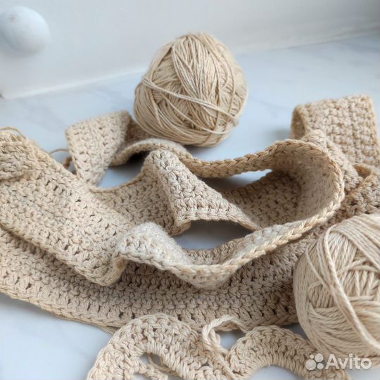 Нитки лён с бобины СССР Пакетом