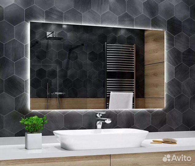 Зеркало в ванную с подсветкой Santiago