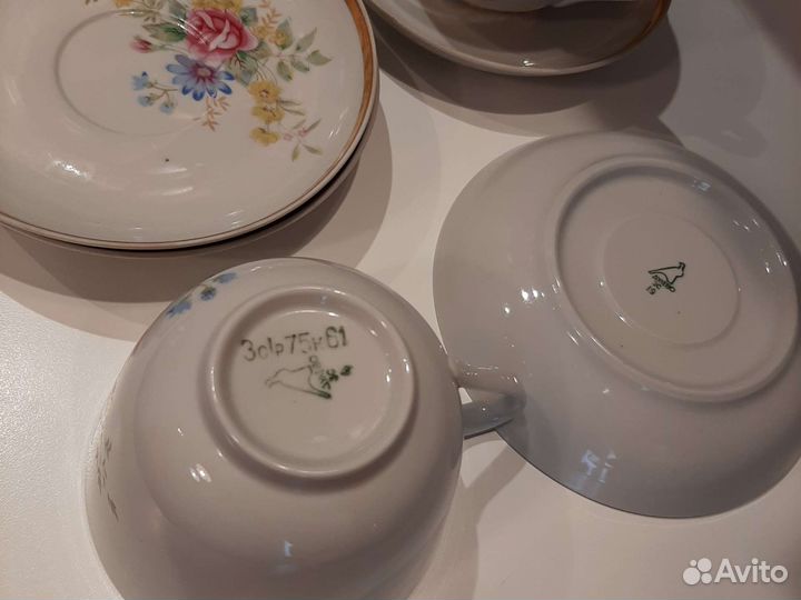 Чайные пары Дулево