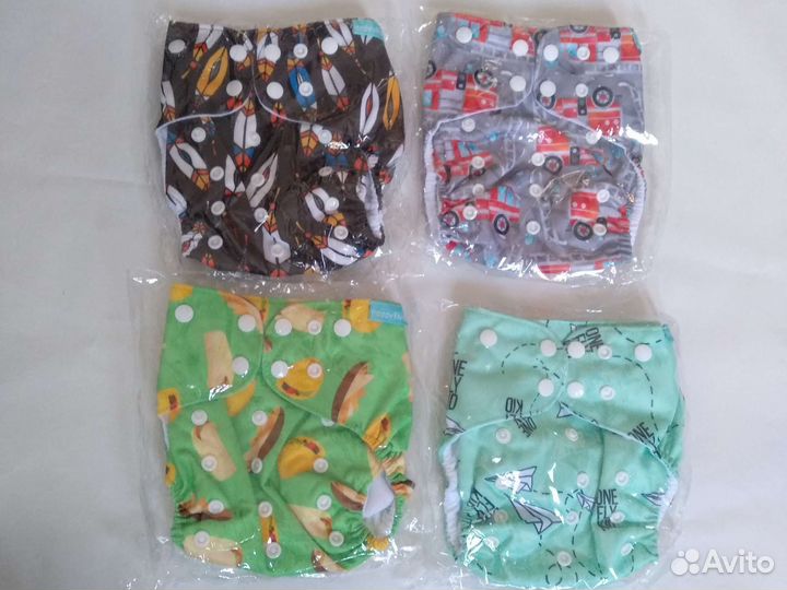 Многоразовые подгузники новые Happyflute