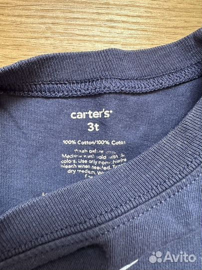 Футболка лонг carters mothercare