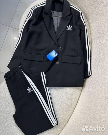 Спорт шик костюм adidas 2 цвета