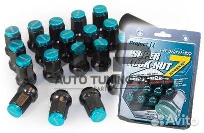 Гайки Project My Super Lock Nut M12x1.25 (Красный)