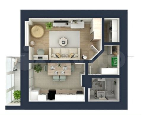 1-к. квартира, 39,6 м², 10/20 эт.