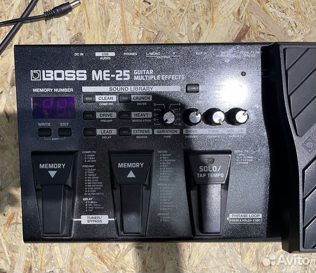 Гитарный процессор boss me 25