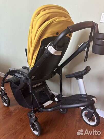 Коляска Bugaboo Bee5 с подножкой для погодок