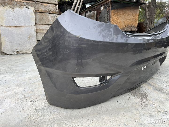 Задний бампер hyundai solaris хэтчбек