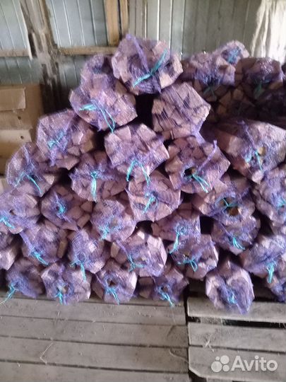 Дрова Бук в сетках, колотые