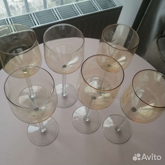 Бокалы Калининского стекольного завода 70х г