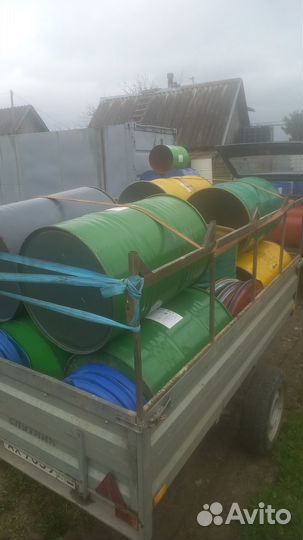 Бочка металлическая 200л для воды для костра