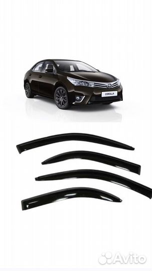 Дефлекторы окон на Toyota Corolla с 2013