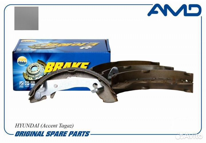 AMD amdbf216 К-т бараб. тормоз. колодок
