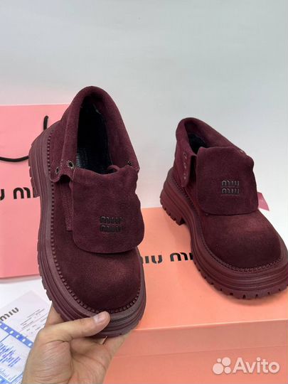 Ботинки зимние miu miu