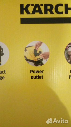 Пылесос Karcher wd 3 с металлическим баком