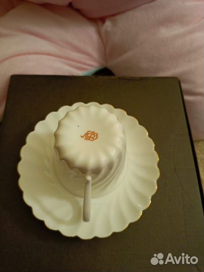 Кофейная пара лфз костяной фарфор