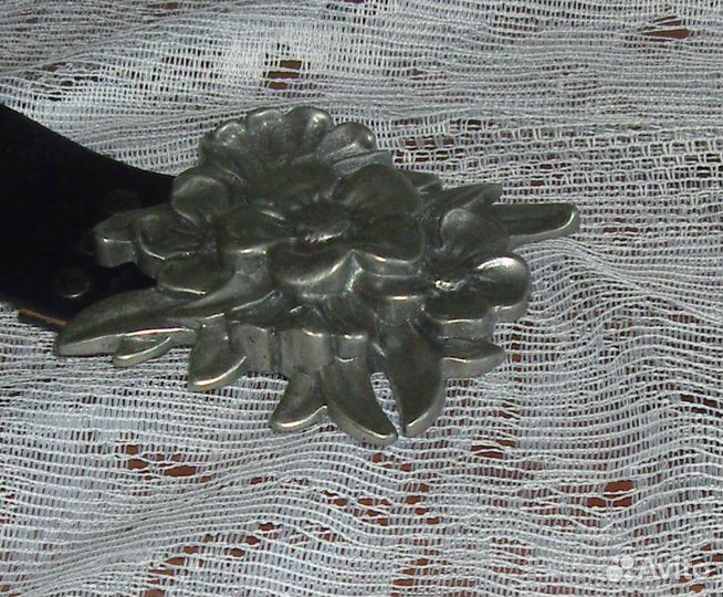 Пряга для ремня пряжка бохо хиппи металл цветы