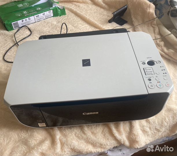 Принтер canon mp 210 с картриджем