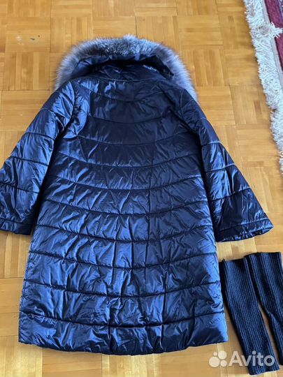 Куртка зимняя женская 44 46 размер синяя
