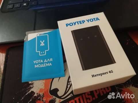 Wifi роутер 4g модем yota с сим + 2 дня безлимит