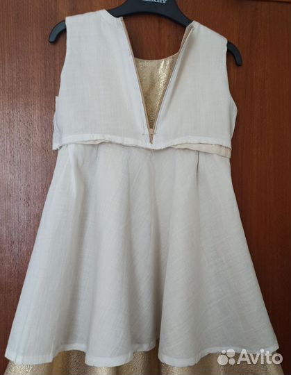 Платье нарядное из парчи от 2,5 до 5 лет