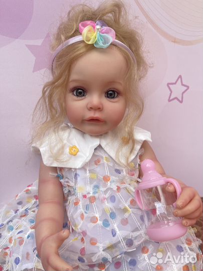 Кукла Реборн 55 см новая, реалистичная
