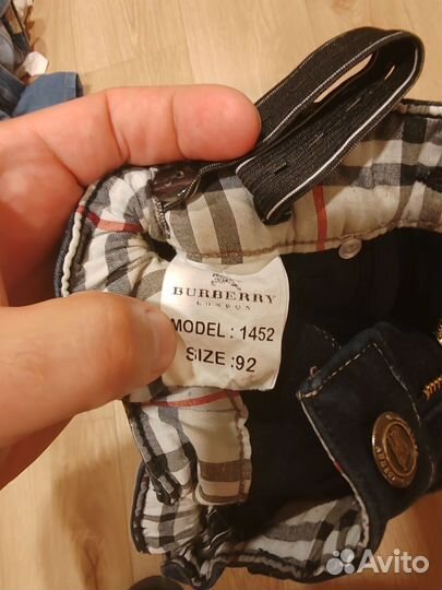 Burberry джинсы детские