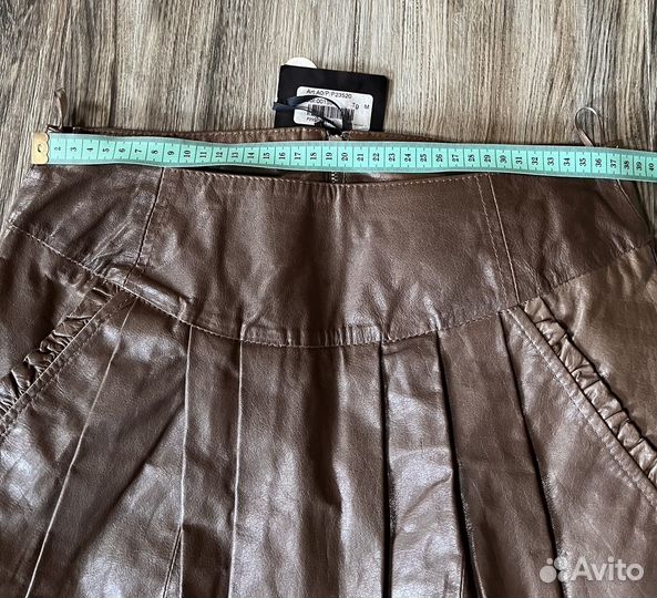 Юбка натуральная кожа My Twin Twinset/zara новая