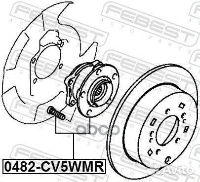 Ступица 0482-CV5WMR 0482-CV5WMR Febest