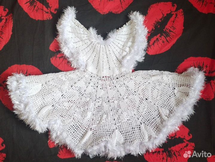 Платье детское (ручной вязки)