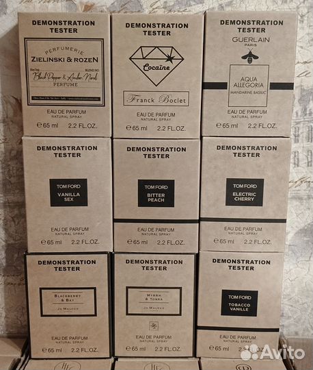 Тестеры духи парфюм 65 мл