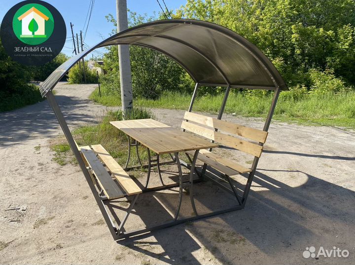 Беседка для дачи из Поликарбоната
