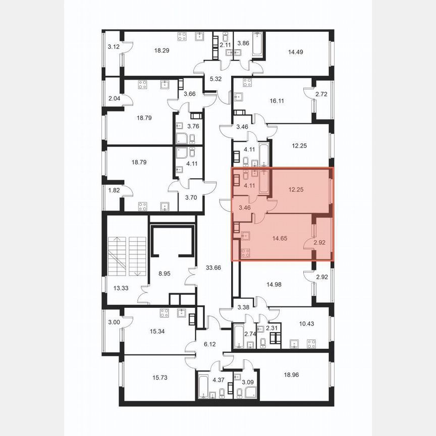 1-к. квартира, 35,9 м², 2/9 эт.
