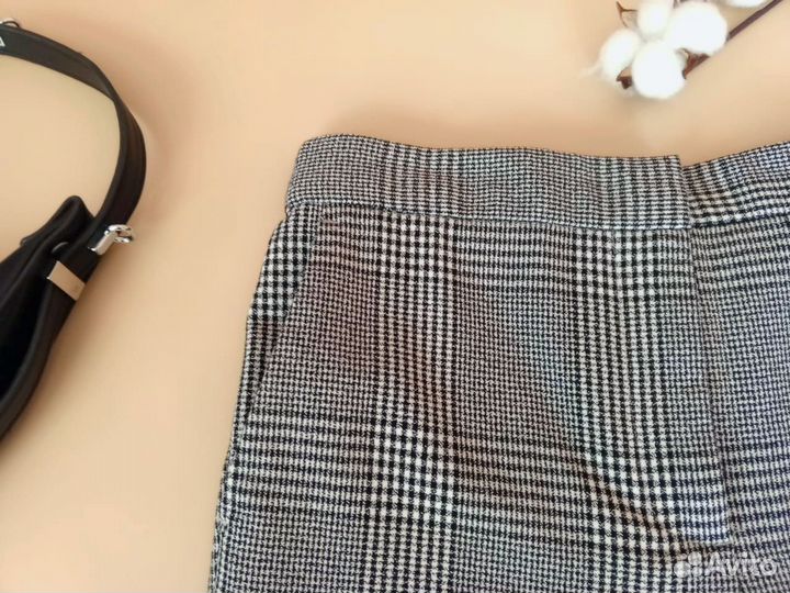 Брюки женские в клетку Zara 42