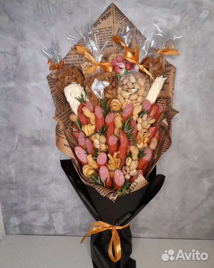 Съедобный вкусный букет подарок мужчине