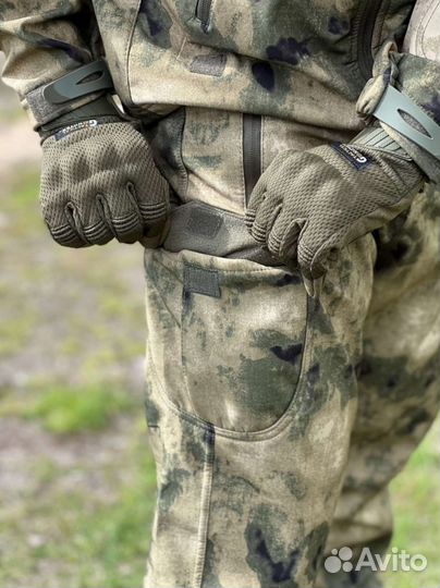 Тактический костюм Softshell мох