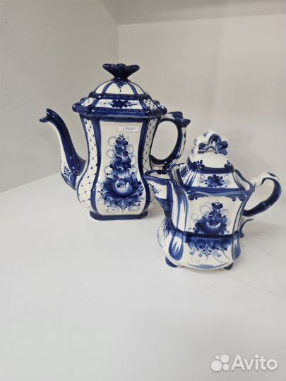 Посуда гжель штоф, вазы