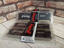 DDR4 Kingston Fury beast 32gb(16x2) 3600/мгц