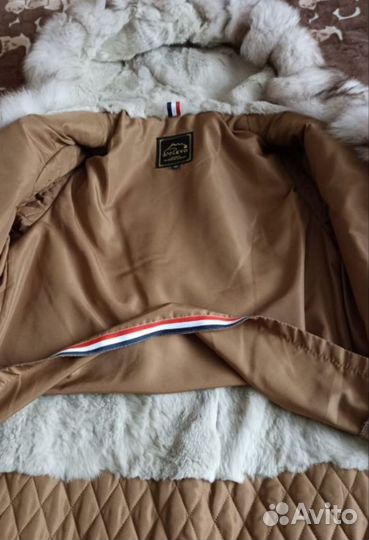 Парка женская с натуральным мехом