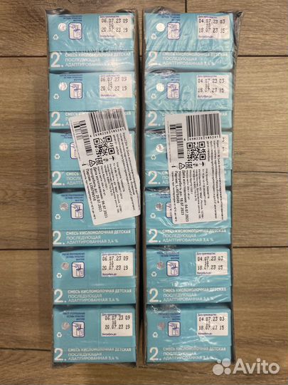 Смесь кисломолочная Агуша 2 обмен