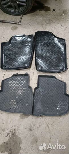 Коврики в салон на volkswagen polo 5
