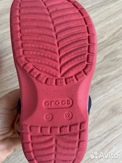 Сабо Crocs крокс С12 стелька 19 см для мальчика