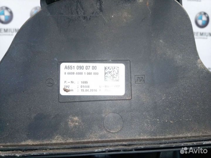 Корпус воздушного фильтра Mercedes ом 651