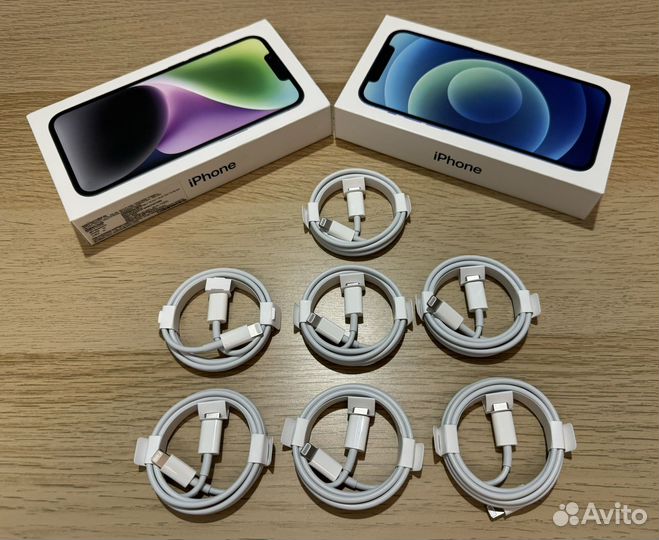 Провод Apple Lightning и USB Type-C новый оригинал